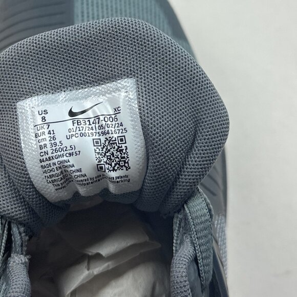 Nike Zoom GP Challenge 1 HC Hard Court Men Tennis Shoes Sneakers Gray FB3147-006 - Picture 9 of 9